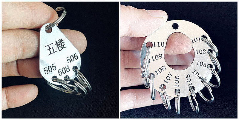 custom keyrings china suppliers, personalized engraved business logo keychains manufacturer